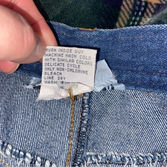 Vintage Together Jeans Womens 26” Waist Embroidered Teddy Bear Denim Mom 80s - Picture 11 of 11